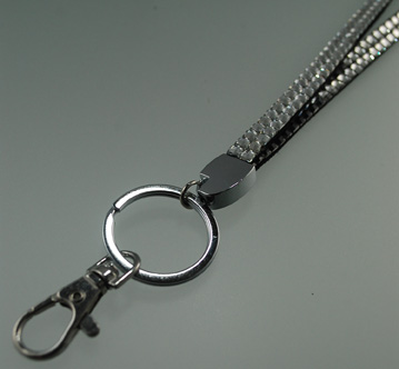 Cliphanger Lanyard Bling Silver